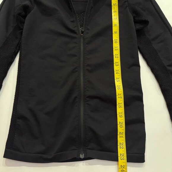 Varley Poinsetta Full Zip Activewear Jacket Black S/M Mesh Panel Gym Athleisure - Picture 10 of 11